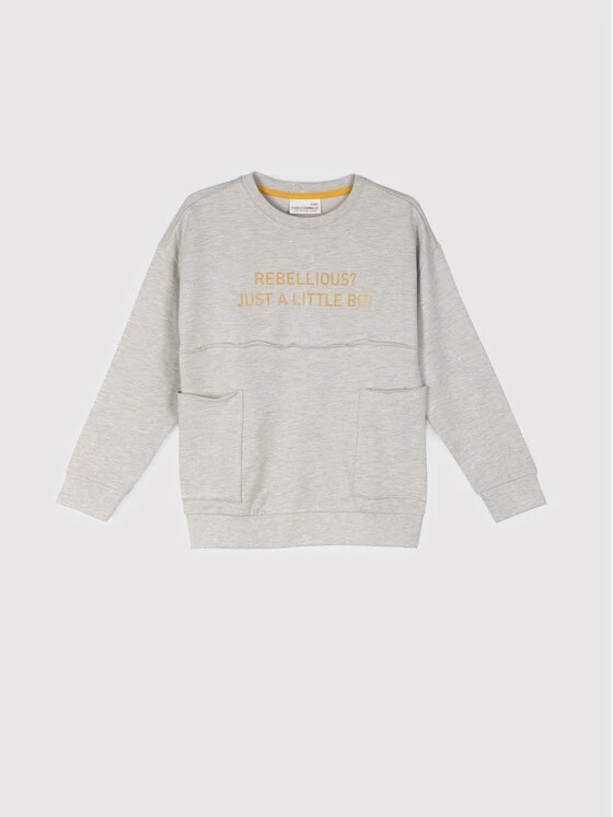 Καλύτερη πώληση 😍 Coccodrillo Μπλούζες Χωρίς Φερμουάρ Μπλούζα WC2132101REB Γκρι Regular Fit ⭐