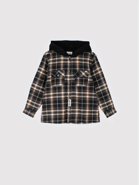 Best Pirce 🎉 Coccodrillo Πουκάμισα Πουκάμισο WC2136501REB Γκρι Regular Fit 🧨