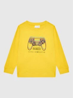 Flash Sale 😀 Coccodrillo Μπλούζες Χωρίς Φερμουάρ Μπλούζα WC2143104KIW Κίτρινο Regular Fit 😍