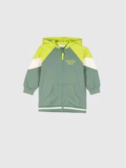 Νέος 🧨 Coccodrillo Μπλούζες Με Φερμουάρ Μπλούζα WC2132901ILI Πράσινο Regular Fit ✨