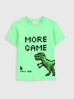 Εκπτωση ✔️ Coccodrillo T-shirts T-Shirt ZC2143201GAK Πράσινο Regular Fit 🔥