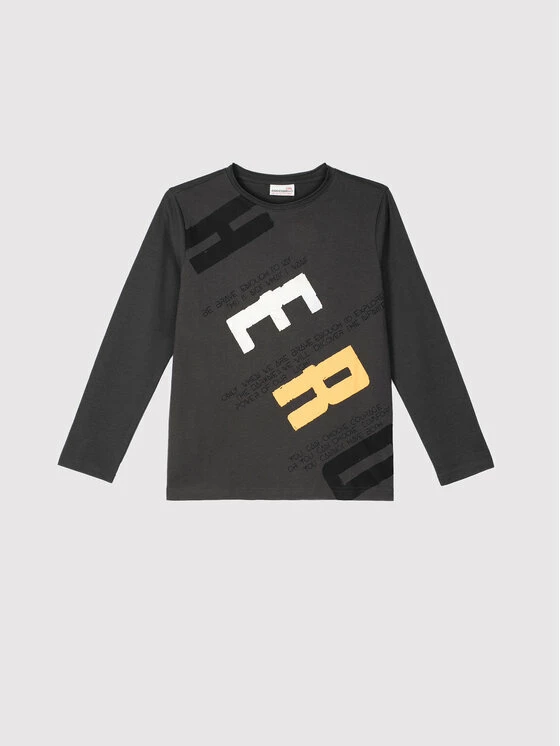 Τοπ 10 👏 Coccodrillo Μπλουζάκια Μπλουζάκι WC2143101HER Γκρι Regular Fit 👍