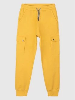 Πολύ καλή προσφορά 🎁 Coccodrillo Παντελόνια Φόρμας Παντελόνι φόρμας WC2120102HER Κίτρινο Slim Fit ⭐
