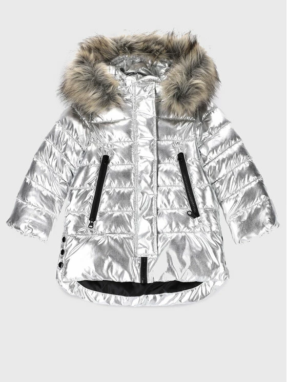 Καλύτερη πώληση 🔔 Coccodrillo Χειμωνιάτικα Μπουφάν Μπουφάν πουπουλένιο ZC2152104OGK Ασημί Regular Fit 🌟