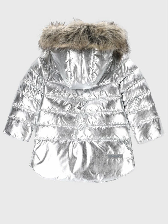 Καλύτερη πώληση 🔔 Coccodrillo Χειμωνιάτικα Μπουφάν Μπουφάν πουπουλένιο ZC2152104OGK Ασημί Regular Fit 🌟 - Image 2