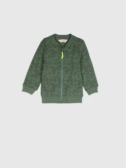 Εξοδος ✔️ Coccodrillo Μπλούζες Με Φερμουάρ Μπλούζα WC2132201BRO Πράσινο Regular Fit 🎉