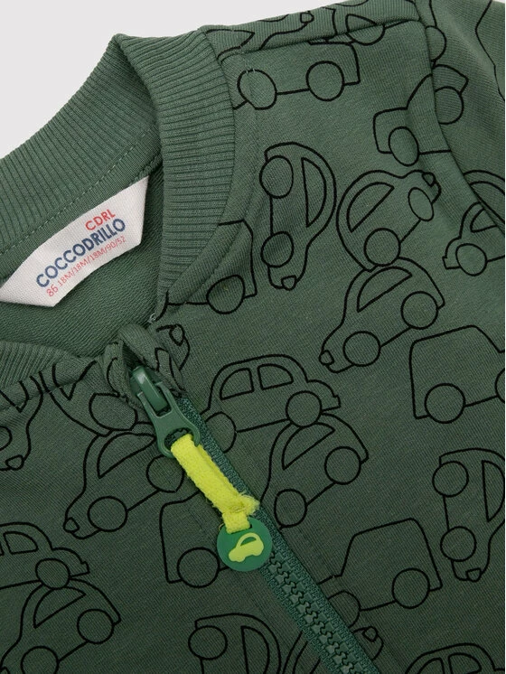 Εξοδος ✔️ Coccodrillo Μπλούζες Με Φερμουάρ Μπλούζα WC2132201BRO Πράσινο Regular Fit 🎉 - Image 3