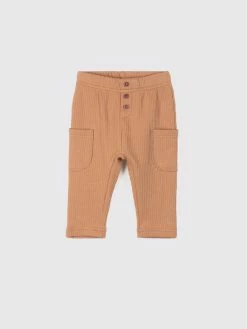 Εκπτωση 🎁 Coccodrillo Υφασμάτινα Παντελόνια Παντελόνι υφασμάτινο WC2121101BRO Καφέ Regular Fit ⌛