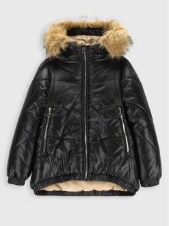 Το φθηνότερο 👍 Coccodrillo Χειμωνιάτικα Μπουφάν Μπουφάν πουπουλένιο ZC2152102OGJ Μαύρο Regular Fit ✨