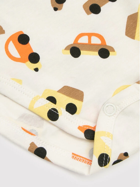 Ολοκαίνουργιο 😉 Coccodrillo Κορμάκια Κορμάκι παιδικό WC2112201BRO Μπεζ Regular Fit 🤩 - Image 5