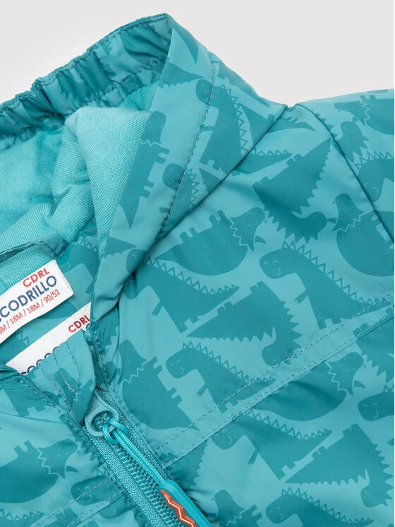 Πολύ καλή προσφορά ✨ Coccodrillo Βρεφικά Ρούχα Μπουφάν μεταβατικό WC2152703BAZ Πράσινο Regular Fit 💯 - Image 3