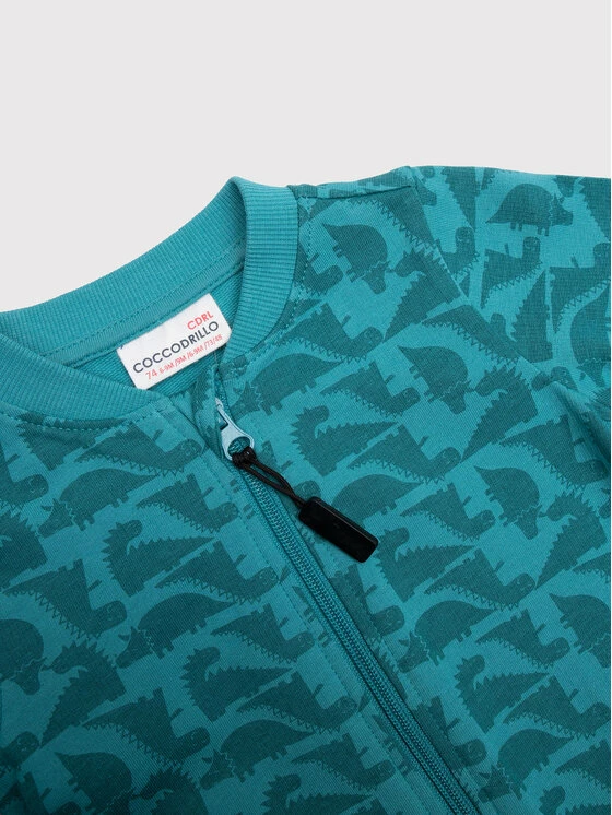 Best Pirce 👍 Coccodrillo Βρεφικά Ρούχα Φορμάκι με ανοιχτά ποδαράκια WC2104201BAZ Μπλε Regular Fit 🛒 - Image 3