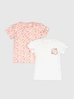 Εξοδος ✨ Coccodrillo Σετ 2 T-Shirts WC2443501UNG Έγχρωμο Regular Fit ⭐