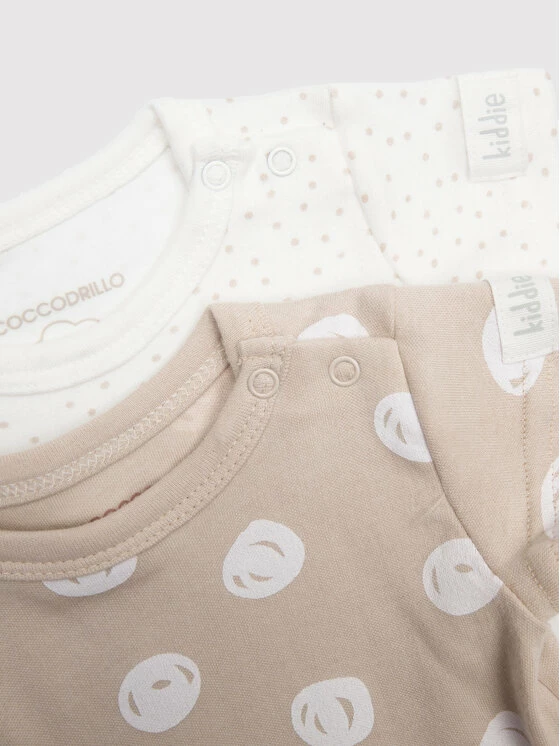 Φτηνός 💯 Coccodrillo Σετ 2 κορμάκια παιδικά WC2413202UNG Έγχρωμο Regular Fit ⭐ - Image 2