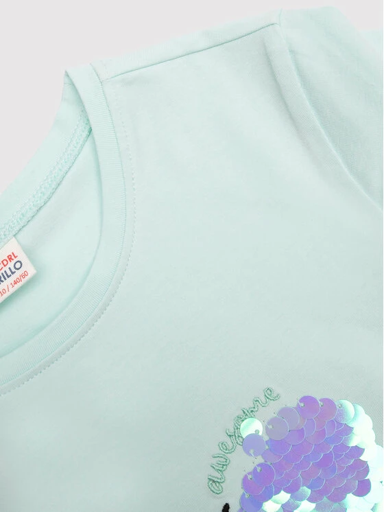 Προώθηση 👏 Coccodrillo T-shirts T-Shirt WC2143209SEC Μπλε Regular Fit ✨ - Image 3