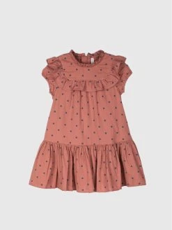 Προϋπολογισμός 🎉 Coccodrillo Επίσημα Φορέματα Φόρεμα κομψό WC2128201SEC Καφέ Regular Fit 🌟