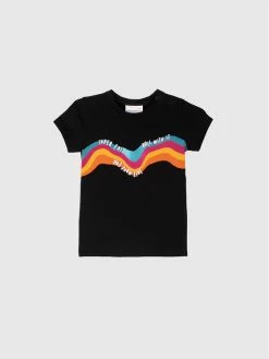 Τοπ 10 😀 Coccodrillo T-shirts T-Shirt WC2143201ROL Μαύρο Regular Fit ✨