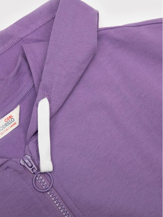 Πολύ καλή προσφορά 😍 Coccodrillo Μπλούζες Με Φερμουάρ Μπλούζα WC2132401EVG Μωβ Regular Fit 🧨 - Image 3