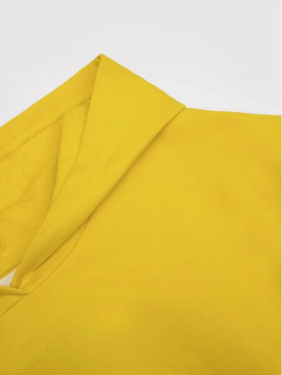 Καλύτερη πώληση 🛒 Coccodrillo Καθημερινά Φορέματα Φόρεμα καθημερινό WC2129101EVG Κίτρινο Regular Fit 🥰 - Image 3