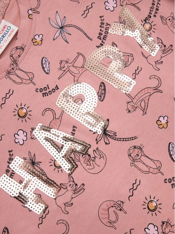 ΧΟΝΔΡΙΚΟ ΕΜΠΟΡΙΟ 🎉 Coccodrillo T-shirts T-Shirt WC2143206ENO Ροζ Regular Fit 🔔 - Image 4