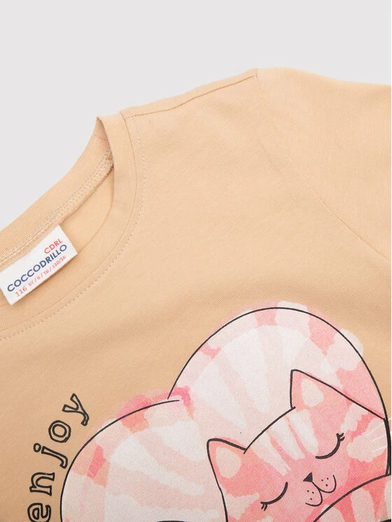 ΧΟΝΔΡΙΚΟ ΕΜΠΟΡΙΟ 😀 Coccodrillo Μπλουζάκια Μπλουζάκι WC2143102ENO Μπεζ Regular Fit ⌛ - Image 3