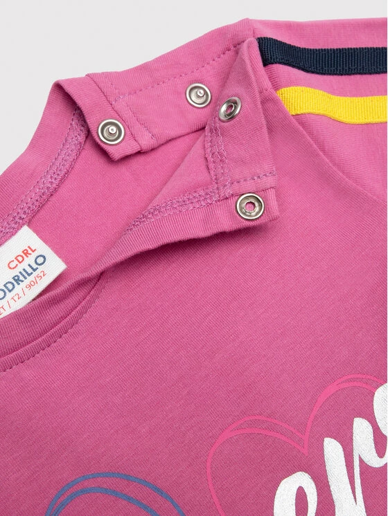 Εκπτωση 🛒 Coccodrillo T-shirts T-Shirt WC2143201DAN Ροζ Regular Fit 🧨 - Image 3