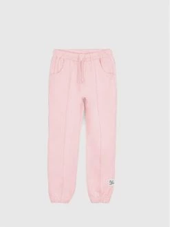 Η καλύτερη συμφωνία ✔️ Coccodrillo Παντελόνια Φόρμας Παντελόνι φόρμας WC2120103CHO Ροζ Regular Fit 😀