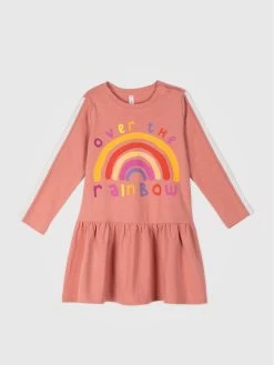 Καλύτερη πώληση ⌛ Coccodrillo Καθημερινά Φορέματα Φόρεμα καθημερινό WC2129102OVE Ροζ Regular Fit 🔥