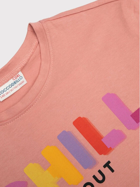 Εξοδος ❤️ Coccodrillo Μπλουζάκια Μπλουζάκι WC2143103NOB Ροζ Regular Fit 🧨 - Image 3