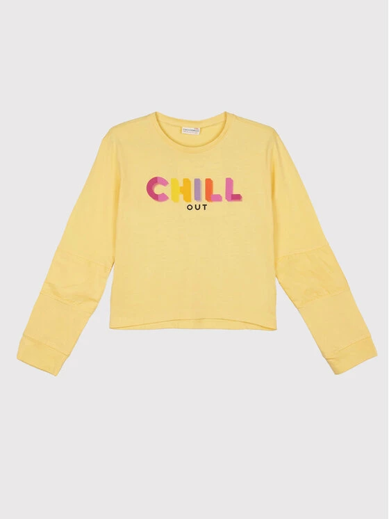 Ολοκαίνουργιο 🧨 Coccodrillo Μπλουζάκια Μπλουζάκι WC2143103NOB Κίτρινο Regular Fit 😉