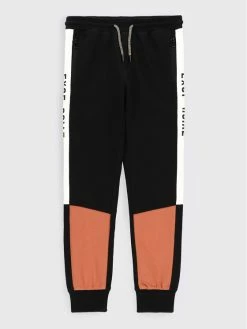 Τοπ 10 🧨 Coccodrillo Παντελόνια Φόρμας Παντελόνι φόρμας ZC2120102CRJ Μαύρο Slim Fit ⌛