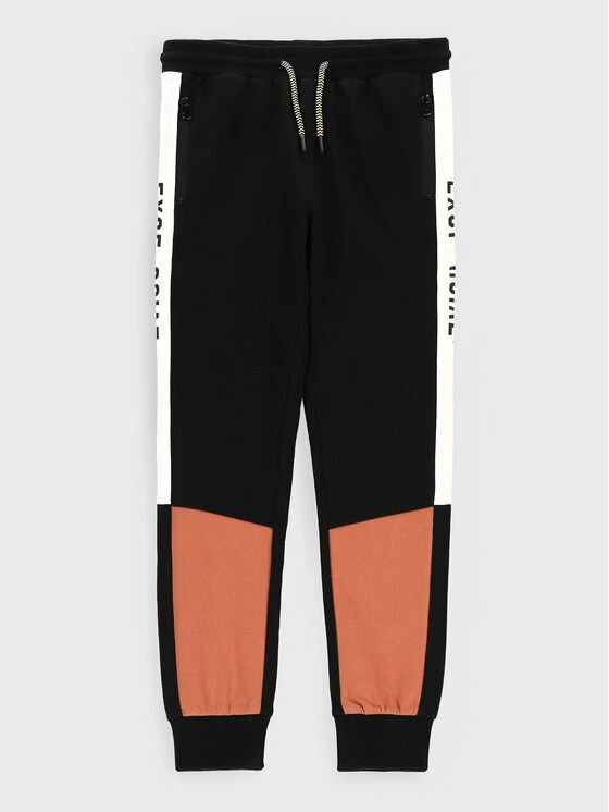 Τοπ 10 🧨 Coccodrillo Παντελόνια Φόρμας Παντελόνι φόρμας ZC2120102CRJ Μαύρο Slim Fit ⌛