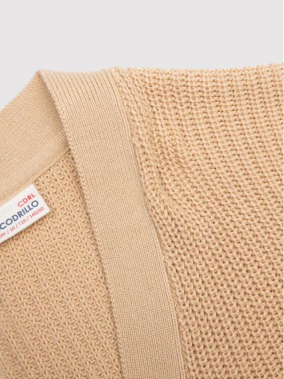 Ολοκαίνουργιο ❤️ Coccodrillo Ζακέτες Ζακέτα WC2172201CHO Μπεζ Loose Fit ✨ - Image 3