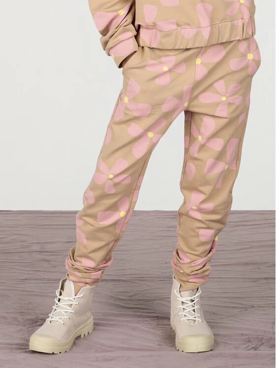 Flash Sale 🤩 Coccodrillo Παντελόνια Φόρμας Παντελόνι φόρμας ZC2120103ROJ Μπεζ Regular Fit ✨