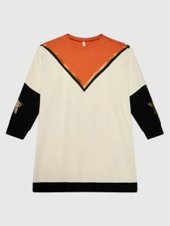 Τοπ 10 🤩 Coccodrillo Καλοκαιρινά Φορέματα Φόρεμα καθημερινό ZC1129103STA Μπεζ Relaxed Fit 😉