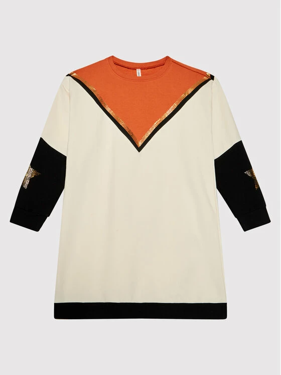 Τοπ 10 🤩 Coccodrillo Καλοκαιρινά Φορέματα Φόρεμα καθημερινό ZC1129103STA Μπεζ Relaxed Fit 😉