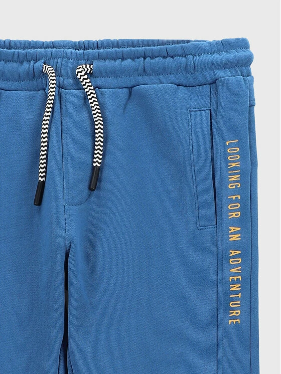 Αγορά ⭐ Coccodrillo Παντελόνια Φόρμας Παντελόνι φόρμας ZC2120101TRK Μπλε Regular Fit 💯 - Image 3