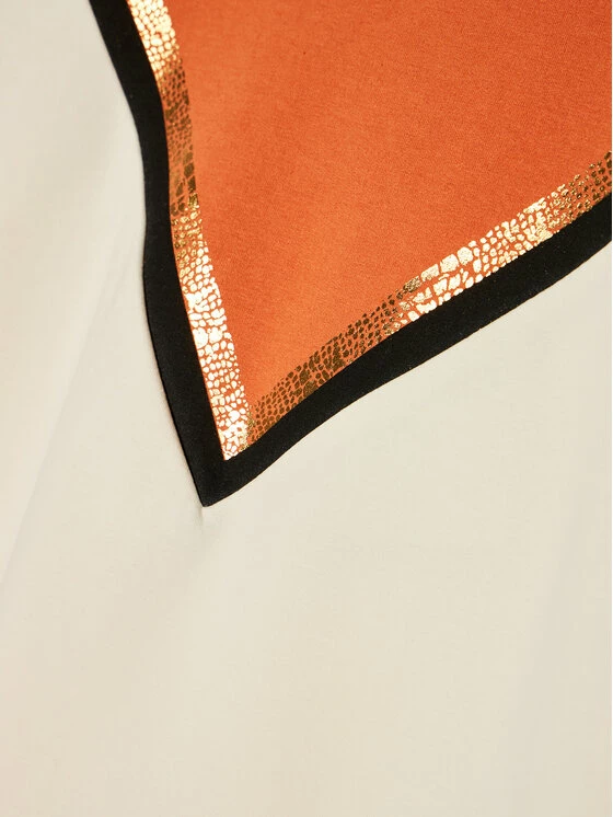 Τοπ 10 🤩 Coccodrillo Καλοκαιρινά Φορέματα Φόρεμα καθημερινό ZC1129103STA Μπεζ Relaxed Fit 😉 - Image 3