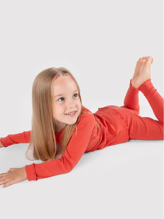 Τοπ 10 👏 Coccodrillo Μπλουζάκια Μπλουζάκι ZC1143103EVG Πορτοκαλί Regular Fit ⌛ - Image 2