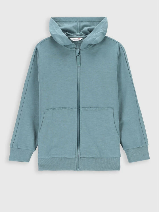 Καλύτερη πώληση 😍 Coccodrillo Μπλούζες Με Φερμουάρ Μπλούζα ZC2132401EVB Μπλε Regular Fit 😍