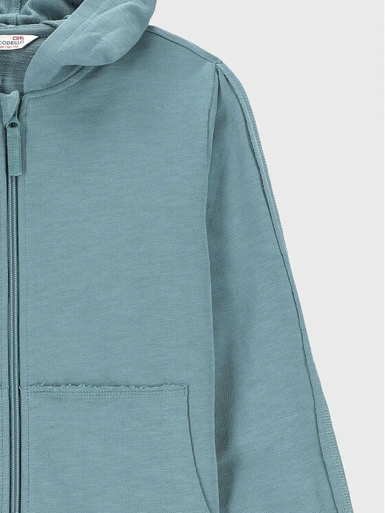 Καλύτερη πώληση 😍 Coccodrillo Μπλούζες Με Φερμουάρ Μπλούζα ZC2132401EVB Μπλε Regular Fit 😍 - Image 3