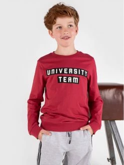 Αγορά 😍 Coccodrillo Μπλουζάκια Μπλουζάκι ZC1143109EVB Κόκκινο Regular Fit 🔥