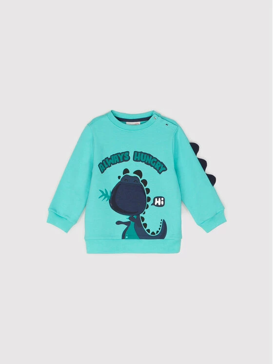 Εξοδος ⭐ Coccodrillo Μπλούζες Χωρίς Φερμουάρ Μπλούζα ZC1132101ALW Μπλε Regular Fit 😀