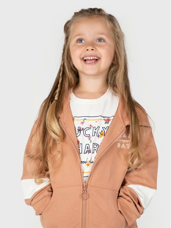 Η καλύτερη συμφωνία 💯 Coccodrillo Μπλούζες Με Φερμουάρ Μπλούζα ZC2132401AWK Ροζ Regular Fit 😉