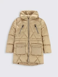 Τοπ 10 ✔️ Coccodrillo Χειμωνιάτικα Μπουφάν Μπουφάν πουπουλένιο ZC2151102OGJ Χρυσό Regular Fit 🌟