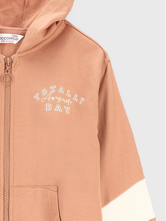 Η καλύτερη συμφωνία 💯 Coccodrillo Μπλούζες Με Φερμουάρ Μπλούζα ZC2132401AWK Ροζ Regular Fit 😉 - Image 6