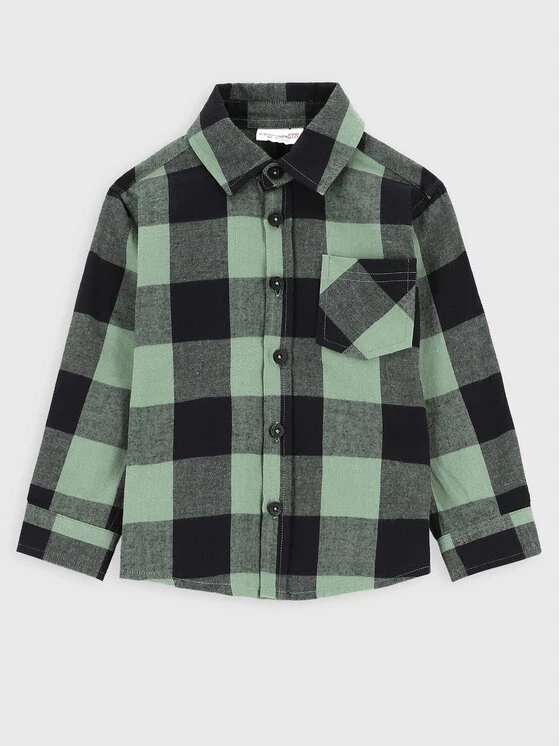 Best Pirce 💯 Coccodrillo Πουκάμισα Πουκάμισο ZC2136101BAB Πράσινο Regular Fit 🥰