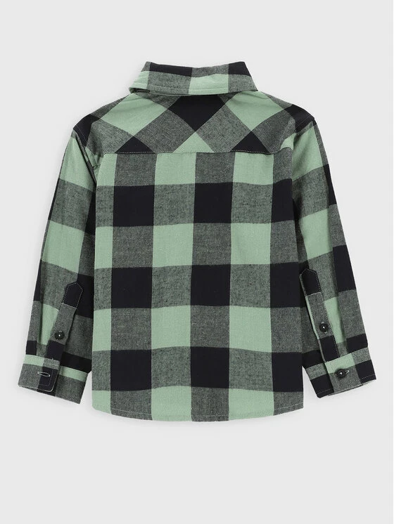 Best Pirce 💯 Coccodrillo Πουκάμισα Πουκάμισο ZC2136101BAB Πράσινο Regular Fit 🥰 - Image 2