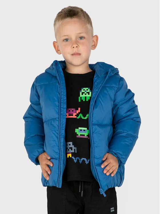 Πολύ καλή προσφορά 👍 Coccodrillo Πουπουλένια Μπουφάν Μπουφάν πουπουλένιο ZC2152701OBK Μπλε Regular Fit 🎉