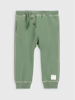 Εκπτωση ❤️ Coccodrillo Παντελόνια Φόρμας Παντελόνι φόρμας ZC2120103CON Πράσινο Regular Fit 🎁